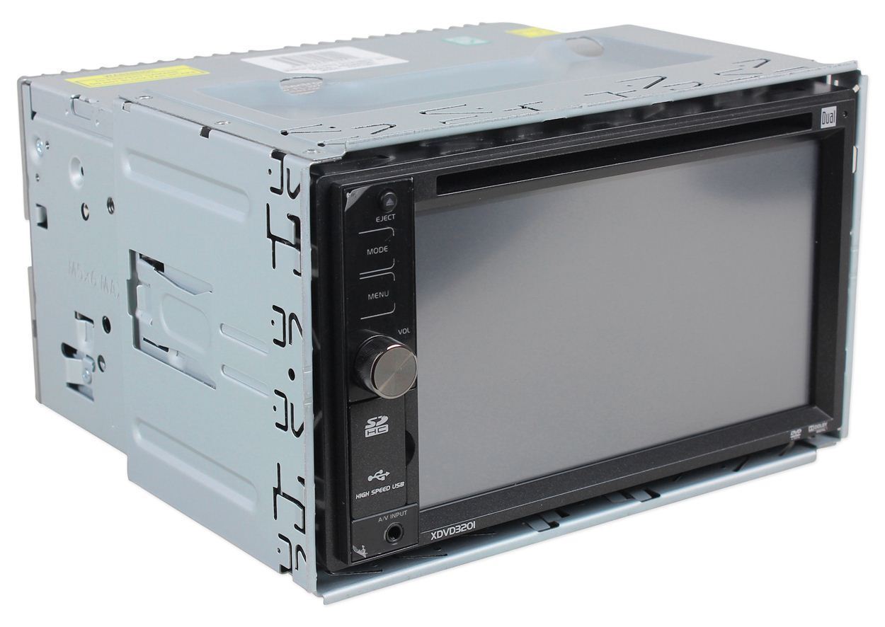 Dual XDVD3201 6.2" Double 2 Din Touchscreen Car DVD/USB/iPod Player  Receiver - Walmart.com