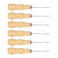 thumbnail image 2 of Hand Awls, 10Pcs Tool Steel Needle Easy Threading Leather Sewing Awl  For DIY, 2 of 8