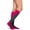 Pink, variant on Jobst Sport 15-20 Knee High Compression Socks Black/Gray Large
