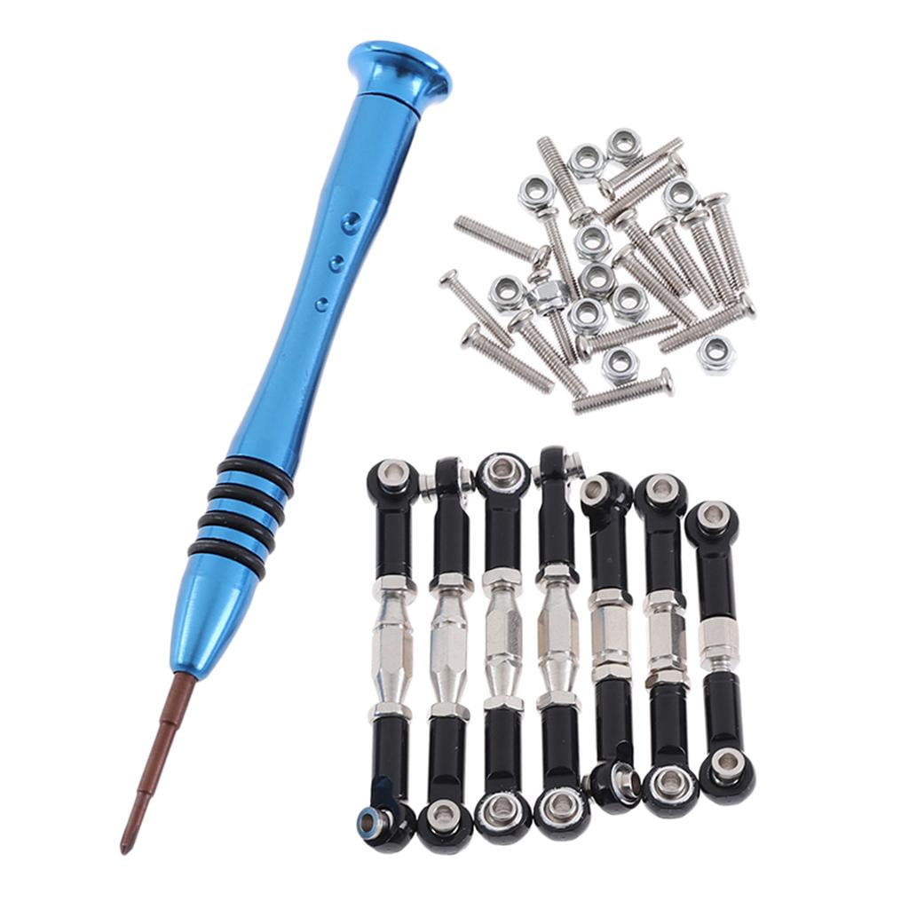 Adjustable Servo Pull Rods Set for WLtoys 144001 RC Car Buggy Replacement Adjustable Servo Pull Rods Set for WLtoys 144001 RC Car Buggy Replacement