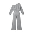thumbnail image 6 of Cethrio Girls Casual Outfit Sets, Long Sleeve Daily Spring Fall 2 Piece Kids Clothing Sets Size 7-8 Years Gray, 6 of 6