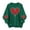 Army Green, variant on Women Crewneck Valentine Sweatshirt Love Heart Zip Elbow Patch Shirts Long Sleeve Pullover Tops Gift for Her White Small