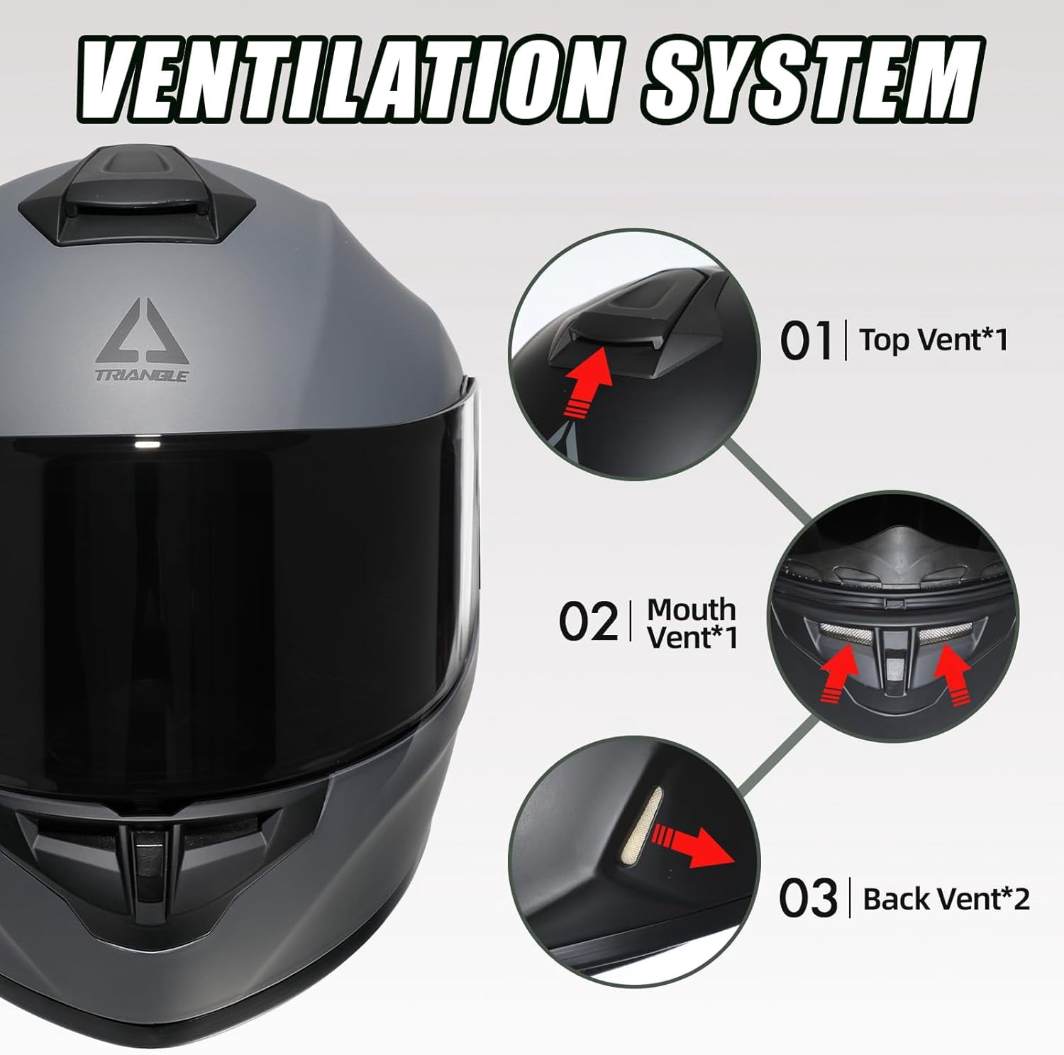 Motorcycle Helmets Full Face Motorcycle Helmet for Men & Women with Tinted and Clear Visor Meet Dot Approved