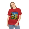 thumbnail image 4 of I Robot Unisex Heavy Cotton Streetwear T-Shirt A Robot riding unicycle, 4 of 12