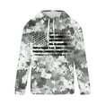 thumbnail image 3 of Aobny Big & Tall Mens Hoodies Camo Gray Heavyweight Tops Hooded Patriotic Pullover Hawaiian Shirts for Men,XXXL, 3 of 4