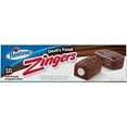 Hostess Iced Devil's Food Zingers 12.7 Ounce 10 Count Pack of 2