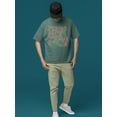 thumbnail image 2 of Vibing Smiley Face Graphic Tee T-shirt Color Men's, 2 of 3
