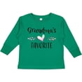 thumbnail image 3 of Inktastic Grandmas Favorite- Heart Grandchild Boys or Girls Long Sleeve Toddler T-Shirt, 3 of 5