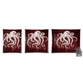 thumbnail image 4 of Red Gothic Bed Cover, Duvet or Comforter, Bloody White Goth Bedding Set,, 4 of 7