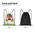thumbnail image 5 of Bingfone Brown Bunny Drawstrings Backpacks Bags For Men Women Gym Drawstrings Bag, 5 of 9