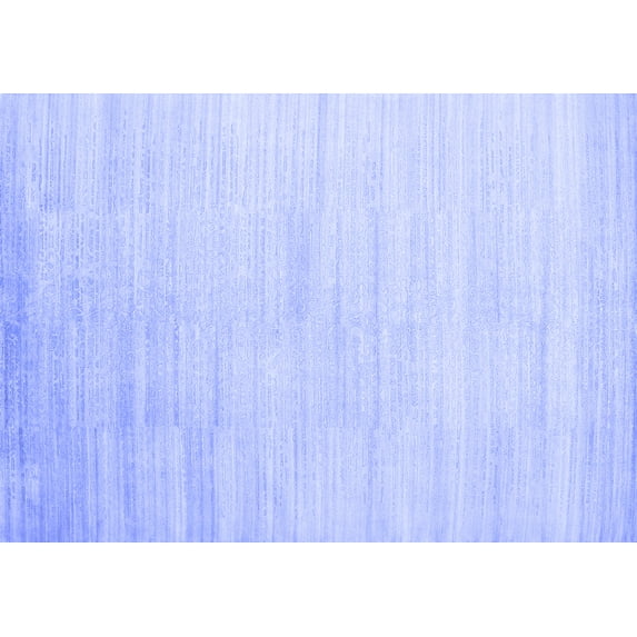 Ahgly Company Indoor Rectangle Abstract Blue Contemporary Area Rugs, 5' x 7'