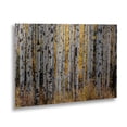 thumbnail image 2 of Trademark Fine Art 'Aspen Trees' Floating Brushed Aluminum Art by Pierre Leclerc, 2 of 4