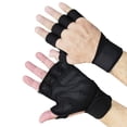 thumbnail image 4 of Guantes de medio dedo YUNYI BRAND con muñequeras para Fitness ciclismo levantamiento XL, 4 of 8