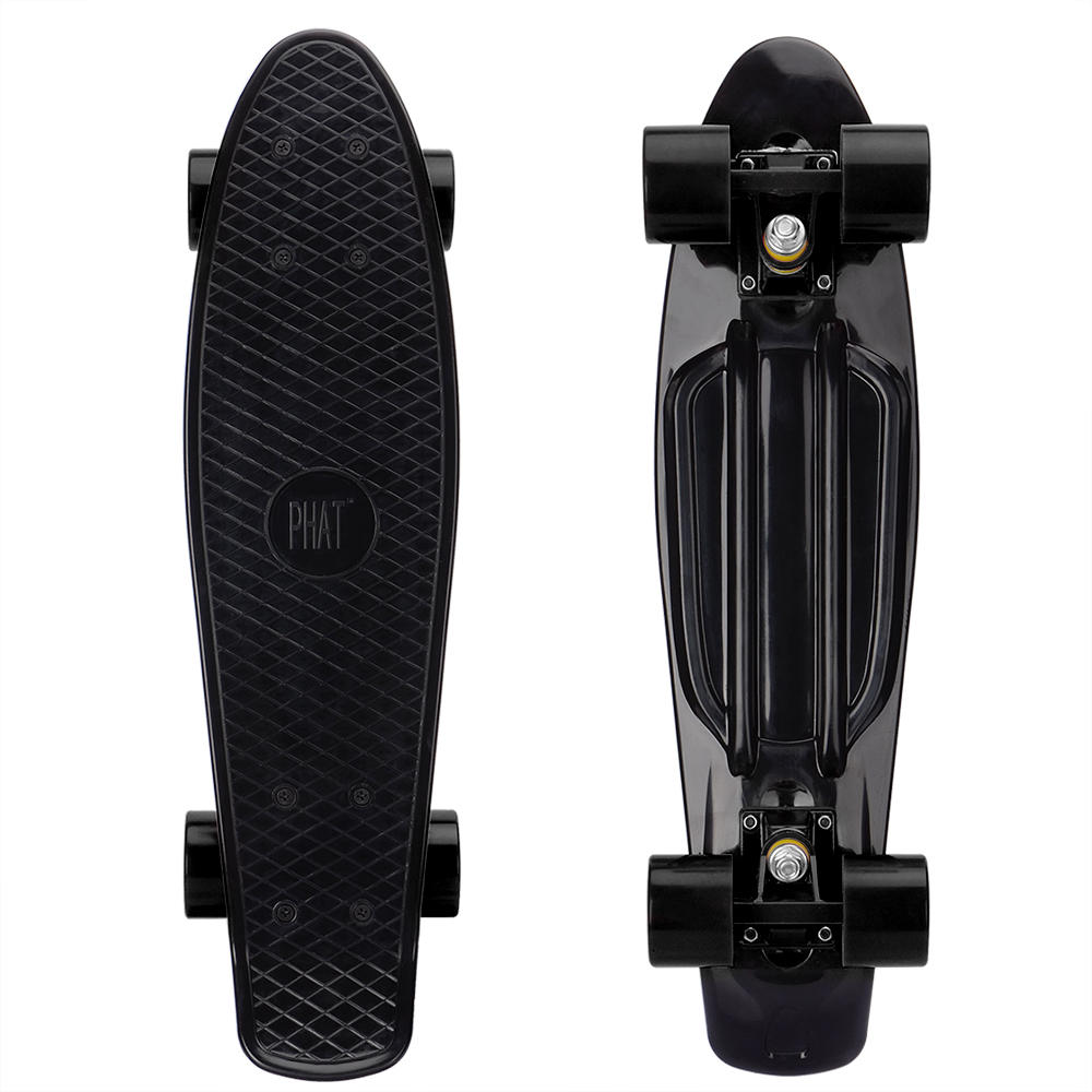 PHAT 22" Mini Skateboard Complete Plastic Retro Cruiser Street Surfing