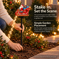 thumbnail image 5 of 2026 New Santa’s Flying Sleigh Gift Cascade–Solar Christmas Garden Light, Waterproof Outdoor Yard Stake Lamp, Warm Glowing Festive Decor For Lawn And Holiday Home Decor, 5 of 9
