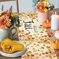 thumbnail image 4 of Hello Fall Cotton Linen Table Runner, Washable Table Runners for Kitchen, Dining Room, Holiday, Home Party Table Decor, 13x48 Inches, 4 of 9