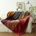 thumbnail image 6 of Boho Throw Blanket,NKTIER Sofa Cotton Blanket Boho Chair Cover Bed Sofa Soft Chair Cover Soft Cotton Tapestry Office Home Decoration, 6 of 7