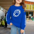 thumbnail image 2 of Mercatoo Baseball Sweatshirts for Teen Girls 𝐏reppy Sweatshirt Long Sleeve Crewneck Pullover Tops School 𝐀thletic Hoodies, 2 of 3