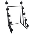 thumbnail image 1 of Benzara BM230448 Convertible Design Metal Display Headboard Rack, Black, 1 of 5