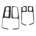 thumbnail image 1 of Car Interior Decoration,4pcs Carbon Fiber Window Window Switch Panel Trim Door Armrest Panel Frame Top-Notch Performance, 1 of 8