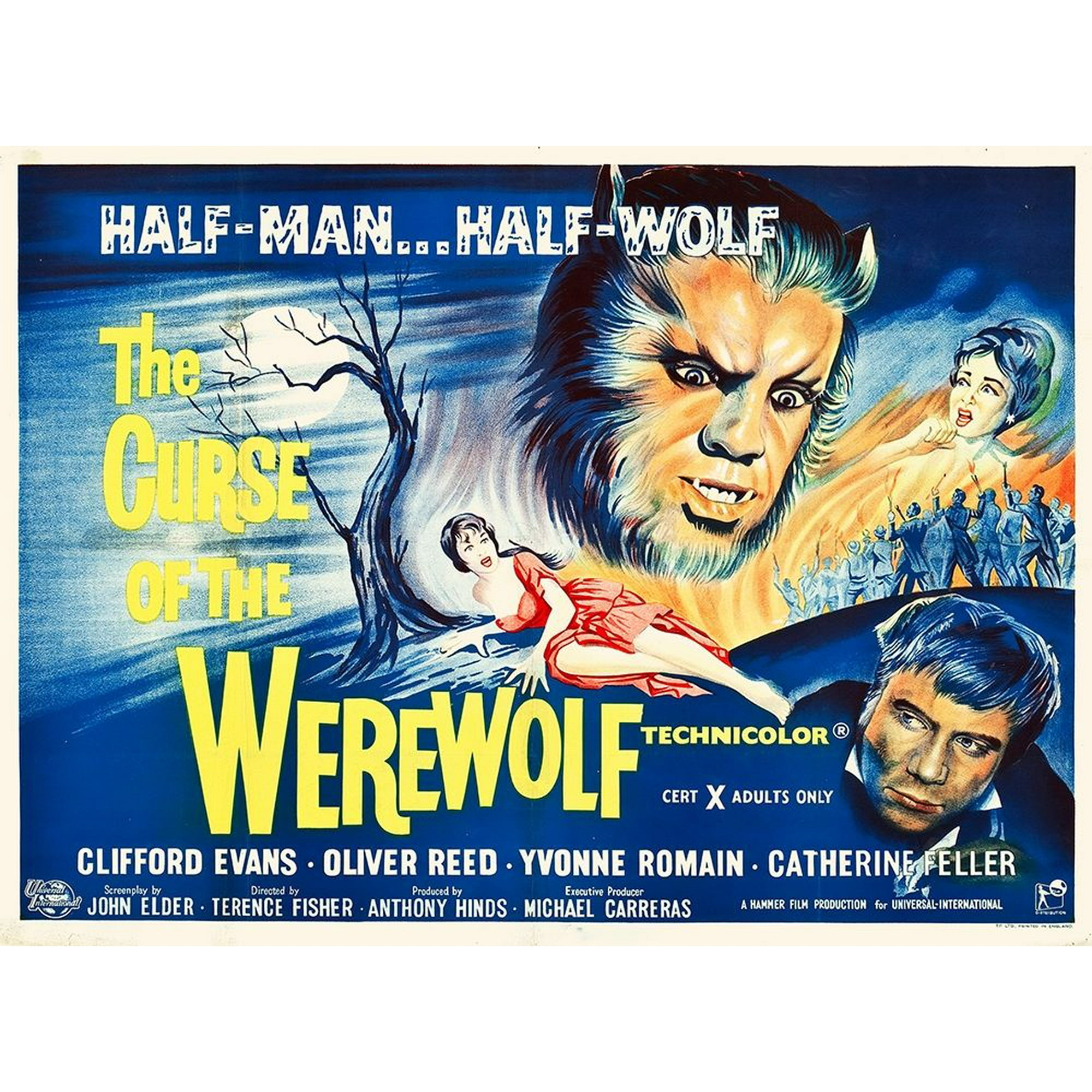 Curse Of The Werewolf Poster Print By Hollywood Photo Archive Hollywood  Photo Archive (36 X 24) | Walmart Canada
