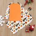 thumbnail image 5 of Child Printed Parent Home Warm Suit Wear Two Piece Pajamas Suit Halloween, 5 of 5