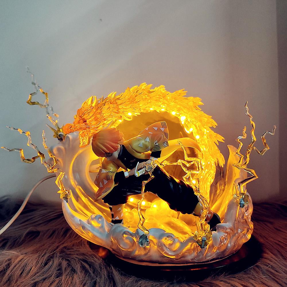 Demon Slayer Anime Zenitsu Thunderclap Dragon Led Scene Pvc Action Figure  Toy 230mm Kimetsu - Walmart.ca