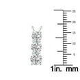 thumbnail image 4 of SZUL Women's 1.50 CTW Lab Grown Diamond Three Stone Pendant in 14K White Gold (G-H Color, VS1-VS2 Clarity), 4 of 6