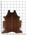 thumbnail image 2 of 8 Ft X 7 Ft Brazilian Cowhide Skin Rug by Hilason Hair-On Leather Carpet, 2 of 2