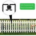 thumbnail image 4 of 20 Pack Metal Garden Fence Panels Rustproof Animal Barrier Border for Yard Decor, 4 of 7