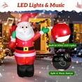 thumbnail image 3 of Firstness 4ft Rc Cars for Kids Christmas Inflatables Santa Claus,Rc Toys Remote Control Christmas Blow Ups with Light and Sounds,Indoor Outdoor Decoration, 3 of 11