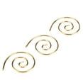 thumbnail image 3 of Circular Knitting Needle, Lightweight 3Pcs Spiral Cable Knitting Needle  For Shawls Gold, 3 of 8