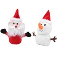 thumbnail image 4 of Muñeco de nieve reversible de Papá Noel, muñeco de nieve giratorio, muñeco de nieve giratorio, muñeco de nieve giratorio de doble cara, muñeco de nieve de Papá Noel creado magistralmente, 4 of 14