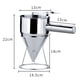 thumbnail image 5 of Embudo para hornear de acero inoxidable Embudo Cuchara para huevos Cuchara para masa de acero inoxidable Cuchara para embudo para fondant Dispensador de masa para gofres Máquina para hacer p, 5 of 5
