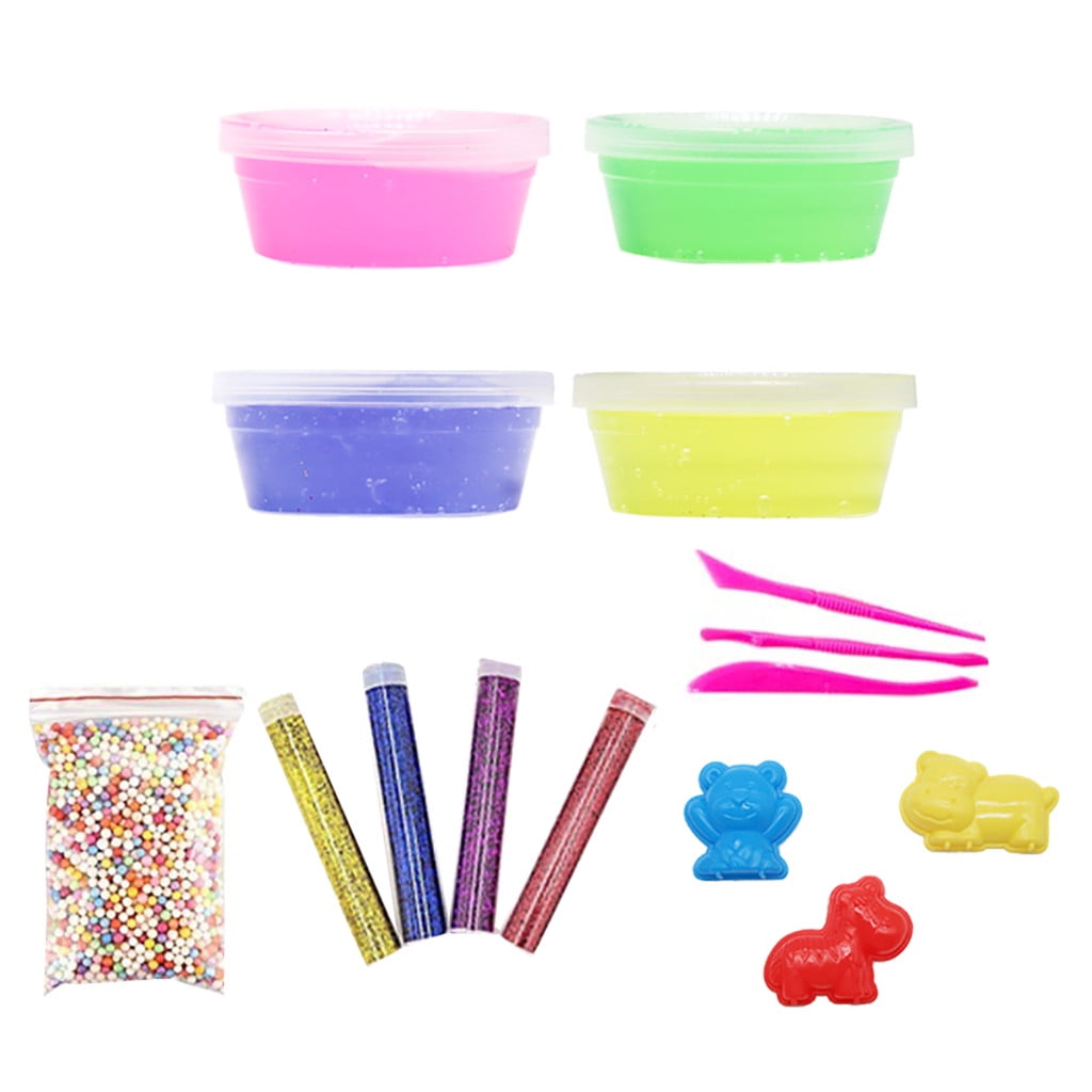 Details about   Crystal Soft Clay and Slimes Multicolor Set of 6 Free Shipping Worldwide 