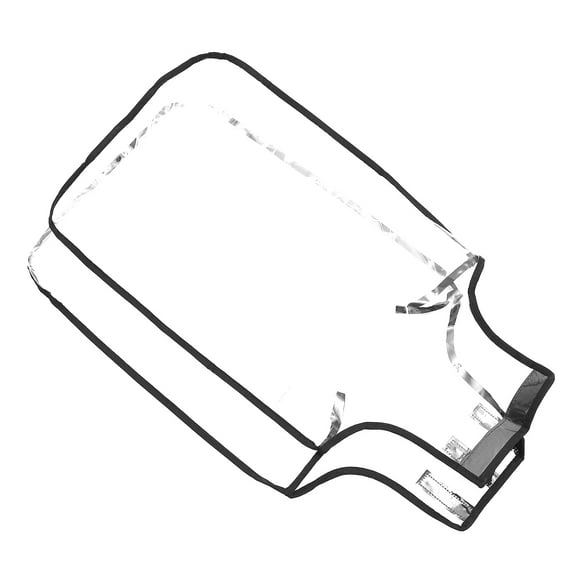 Raindrops  Protective Transparent PVC Suitcase Cover Travel with Rollers