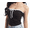 Black, variant on SOMER Women's Tank Top Lace Trim Ribbed 2025 Summer Square Neck Sleeveless Cropped Camisole, Stretchy Slim Fit Basic Cami for Casual Club Party Layering