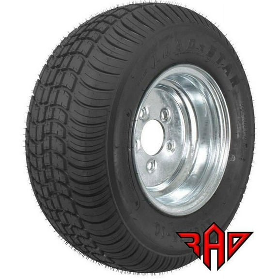 Americana AMW-3H400 10 in. 205-65-10 Wheel Bias Trailer Tire, Galvanized