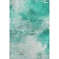 thumbnail image 2 of Addison Rugs Mayfield Washable Transitional Modern Teal Rectangle Rug, 8' x 10', 2 of 6
