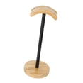 thumbnail image 1 of Soporte de exhibición universal para auricures Colgador de 2.36 pulgadas de ancho Base sólida Soporte para auricures Soporte para auricures Color de madera Sunnimix Soporte para auriculares, 1 of 8