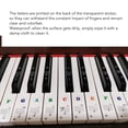 thumbnail image 3 of Letras De Piano, Cómodas Pegatinas Para Teclado De Piano Con Letras Grandes, Duraderas Y Extraíbles Para Principiantes, 3 of 7