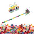 thumbnail image 2 of 1 set of Party Pinata Rod Pinata Eye Mask Paper Pinata Stick Confetti Cosplay Props, 2 of 9