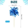 thumbnail image 2 of Firework Cupcake Toppers, 30 Pcs Sparkle Tassel Cupcake Picks Birthday Party Graduation Wedding Foil Decor Cocktail Food Fruit Toothpicks Christmas, Dark Blue, 2 of 7
