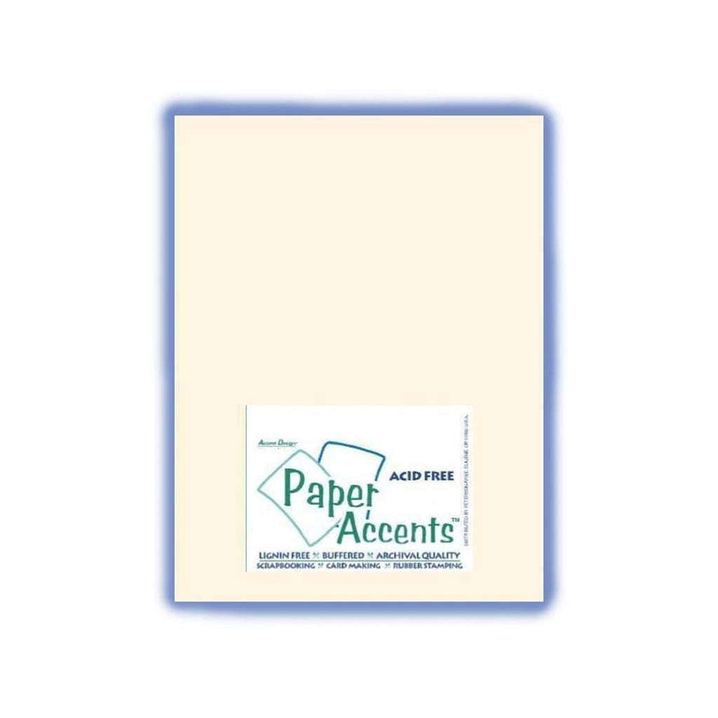 Paper Accents Cardstock 8.5"x 11" 100pc Smooth 65lb Cream