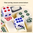 thumbnail image 7 of CYFW Mahjong Set - 166 White Tiles with Printed Bag,4 All-in-One Racks Pushers - Complete Game Set, chinese mahjong tile set, 7 of 7