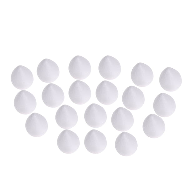 20 piezas de flores de fondant de azúcar, herramientas de forma de flor de espuma ovalada (PM01) Likrtyny Para estrenar