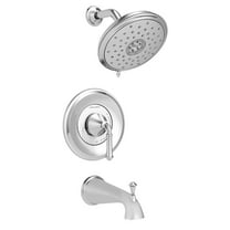 American Standard Delancey Tub and Shower Trim Kit with Cartridge 1.8 Gpm Polished Chrome
