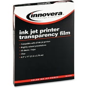 Innovera Inkjet Transparency Film, 8-1/2" x 11", Box of 50