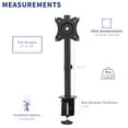 thumbnail image 3 of VIVO Single Monitor Adjustable Tilt Desk Mount Stand for 1 LCD Screen up to 38", 3 of 8