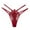 Wine Red, variant on Clearance Cqxid525 Women's Panties Women Underwear Thongs Lace Bikini Panties G String Thong Stretch Ladie Brief Thong Low Rise G-String Briefs Red